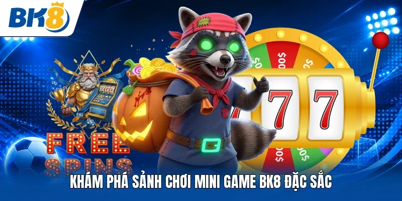 Khám phá sảnh chơi Mini Game BK8 đặc sắc